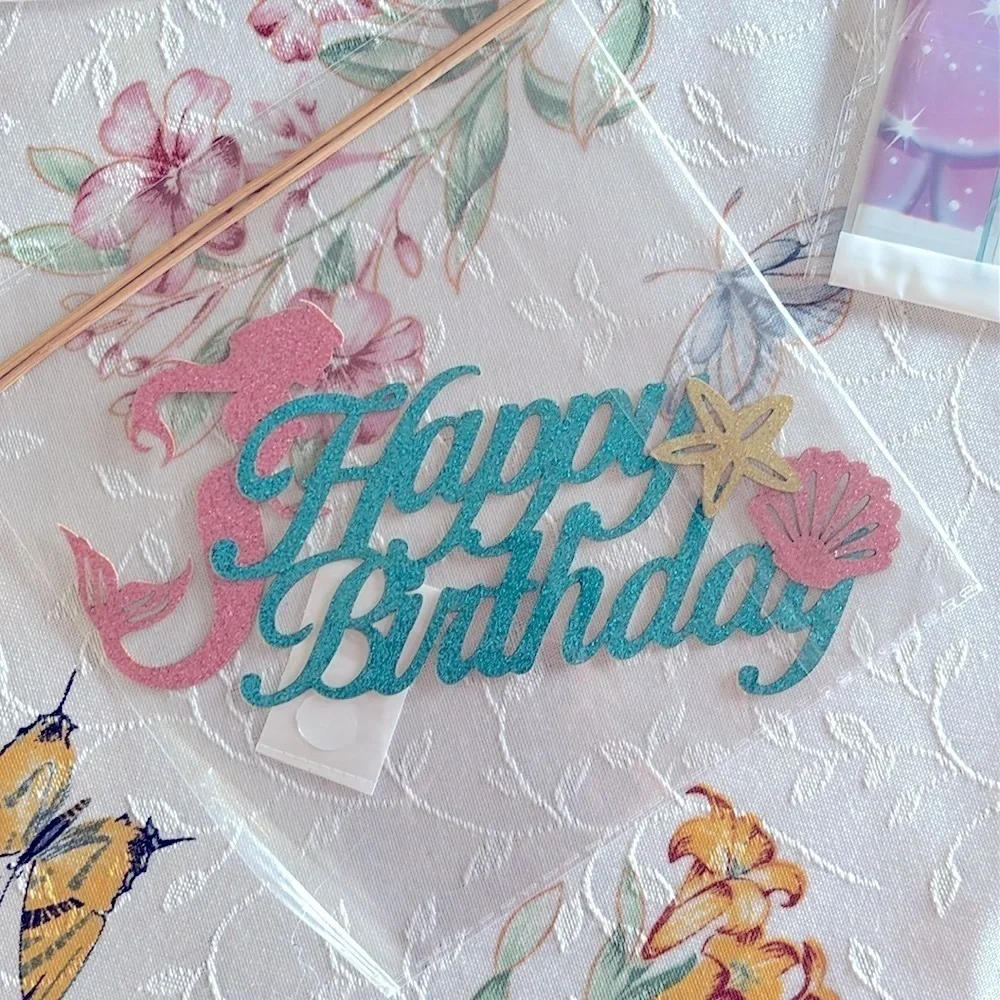 Brand New Mermaid Birthday Party Decorations Balloons Banner Tablecloth Toppers